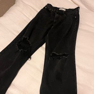 Abercrombie & Fitch Ankle Straight Ultra High Rise